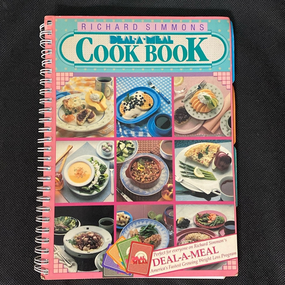 Richard Simmons Deal-A-Meal Cook Book - 1987